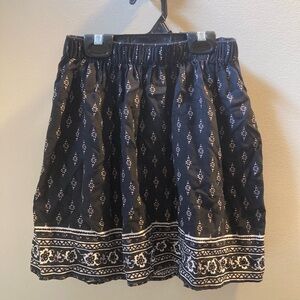 Black and White Skirt